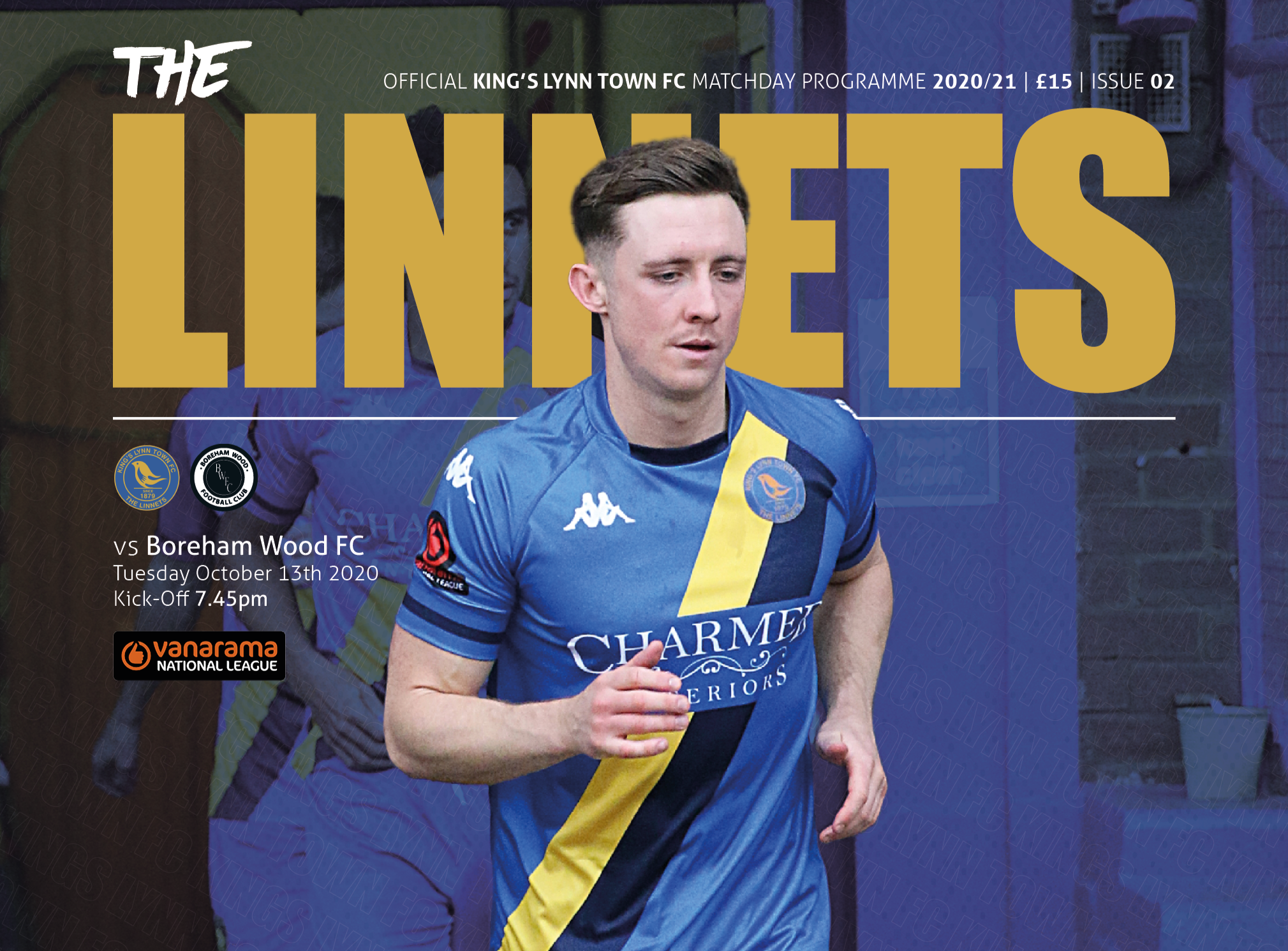 Boreham Wood Programme Kings Lynn Town FC KLTFC 