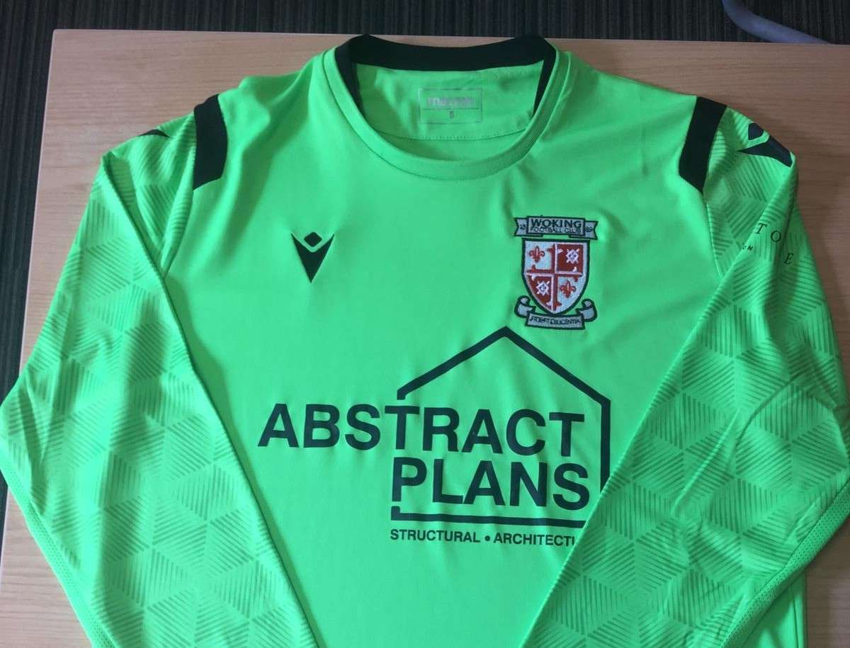 2019 20 Green Goalkeeper Shirt Macron Woking Fc Woking Fc Web